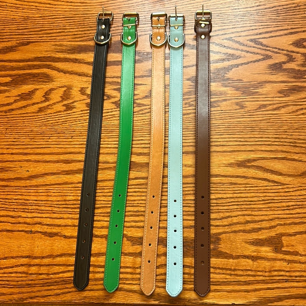 New Bundle of 5 Medium/Large Dog Collars